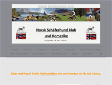 Tablet Screenshot of nschk-romerike.no